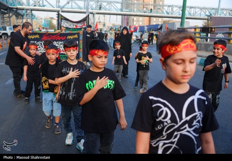 دسته عزاداری هیئت نوجوانان بسیجی تهران