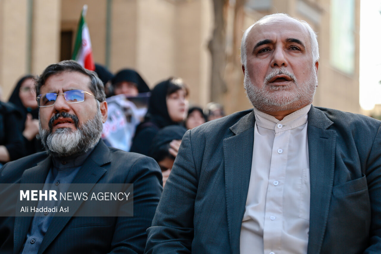 مراسم تشییع پیکر محمد کاسبی