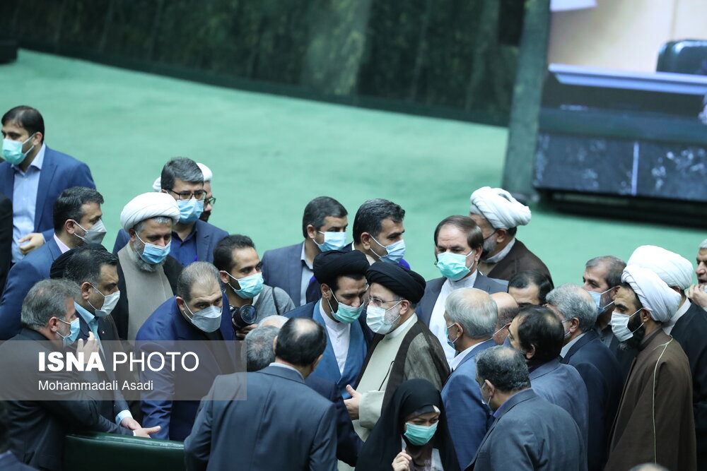 همراهان رئیسی در جلسه رای اعتماد