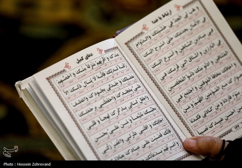 تصاویری از مراسم دعای کمیل در مدینه منوره