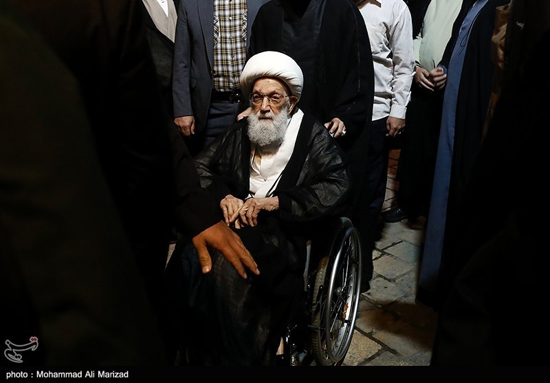  مراسم ترحیم و بزرگداشت همسر آیت‌الله سیستانی در قم