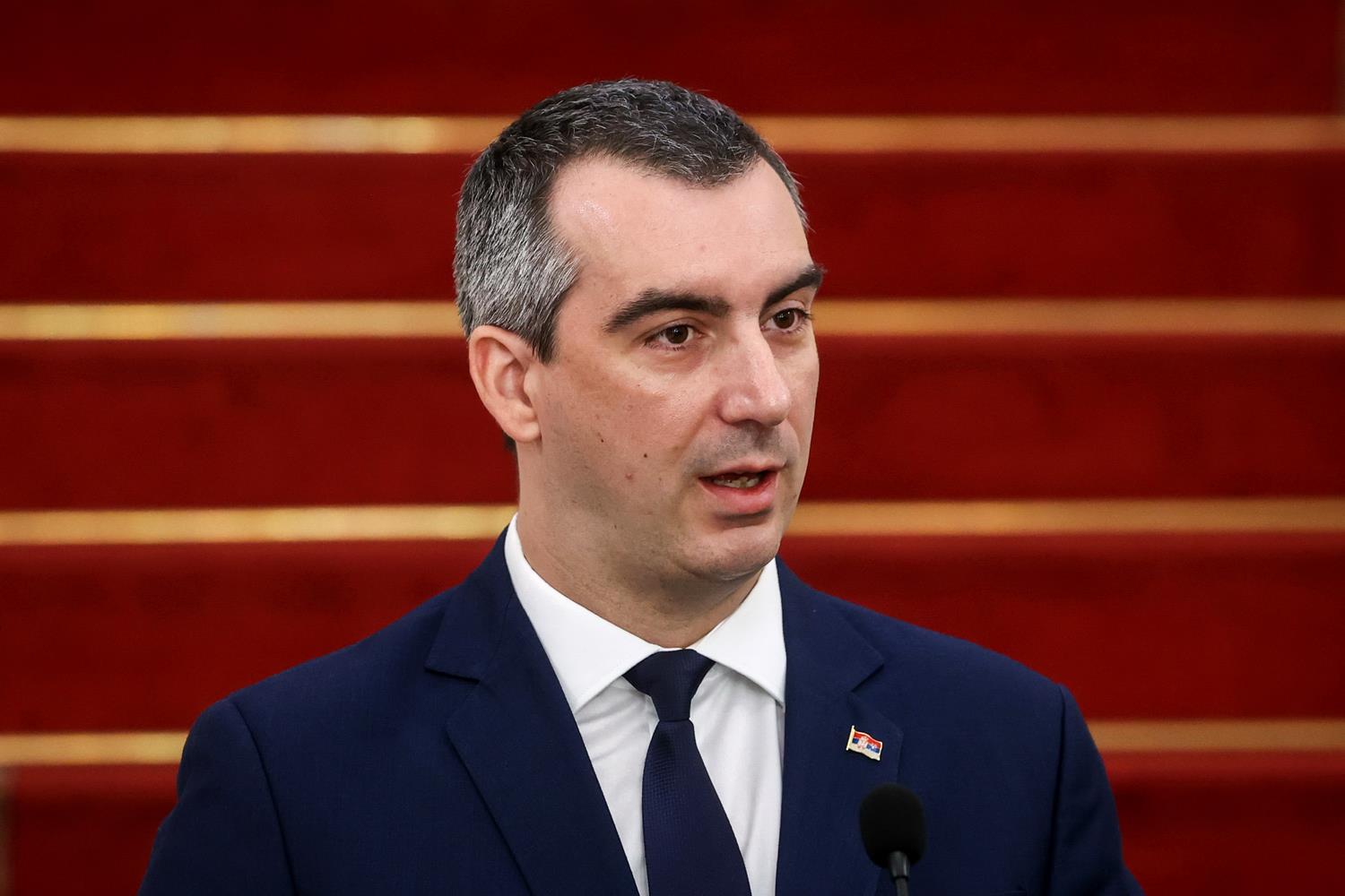 کنفرانس خبری رؤسای مجالس ایران و صربستان