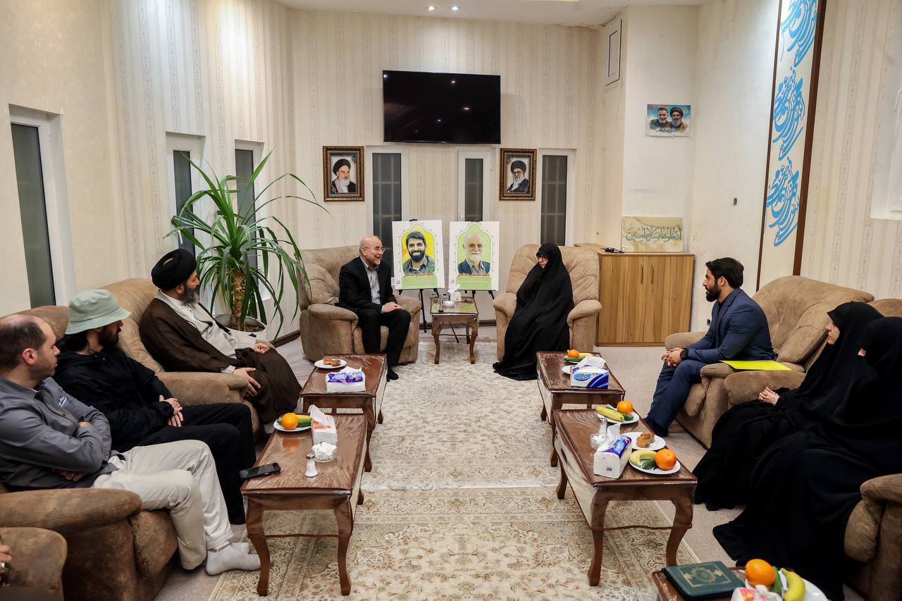 دیدار خانواده سردار شهید مصطفی عبداللهی با  قالیباف