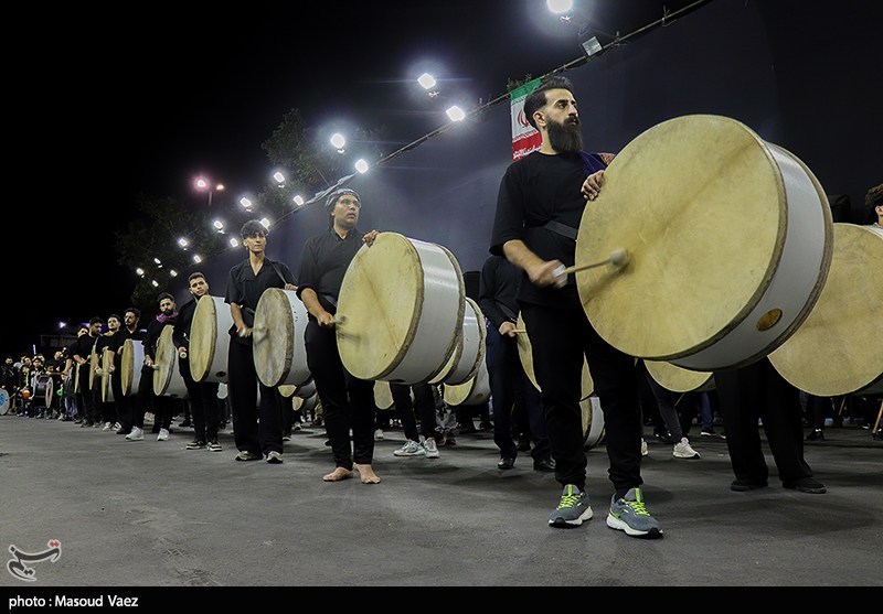 مراسم عزاداری شاه حسین گویان در تبریز