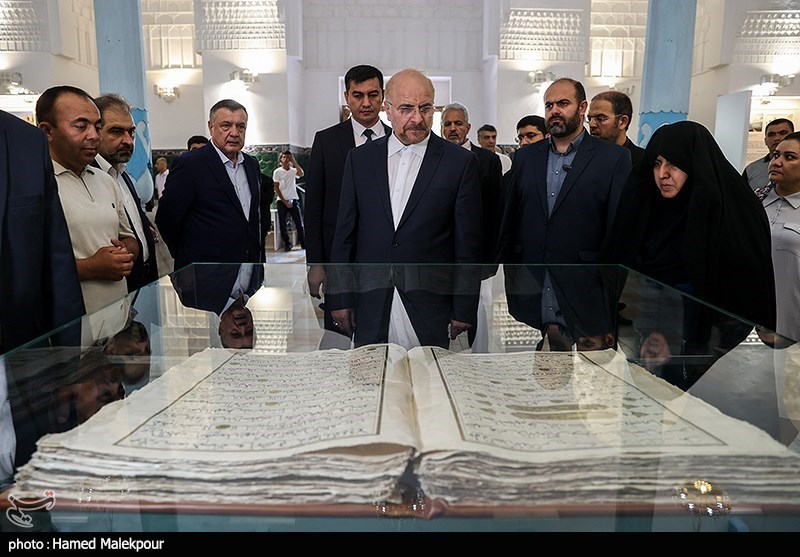 بازدید قالیباف از مراکز فرهنگی و تاریخی سمرقند و بخارا