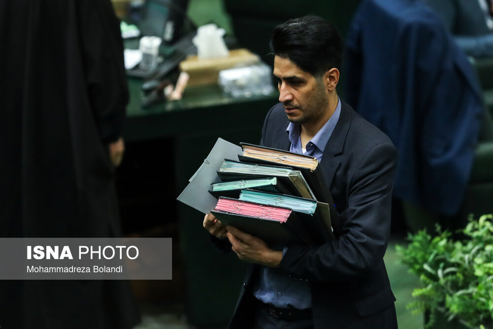 تیم اقتصادی دولت در صحن علنی مجلس ۴ دی