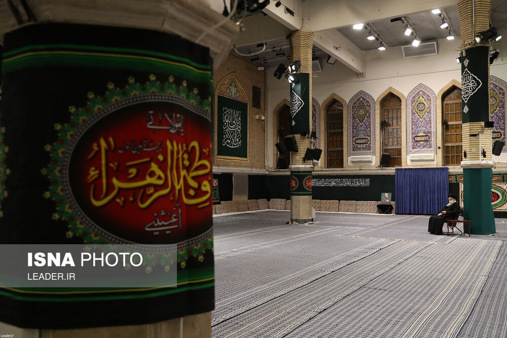 نخستین شب مراسم عزاداری ایام شهادت حضرت فاطمه‌زهرا (س)