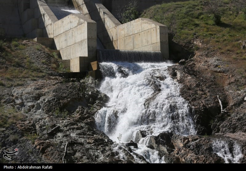  آئین شکرگزاری سرریز شدن سد اکباتان همدان