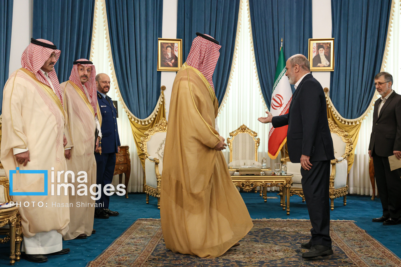 دیدار وزیر دفاع عربستان با دبیر شورای عالی امنیت ملی