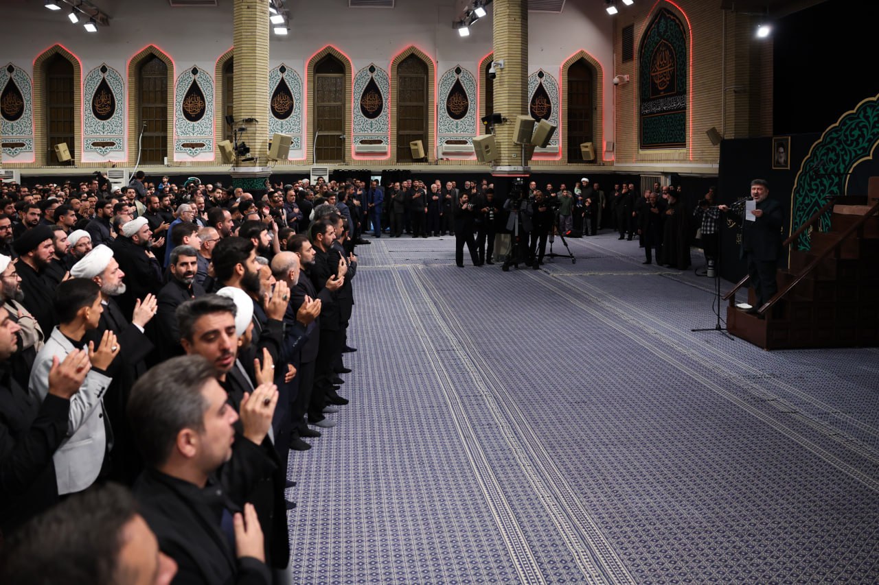 تصاویری از اولین شب مراسم عزادارای شهادت حضرت زهرا