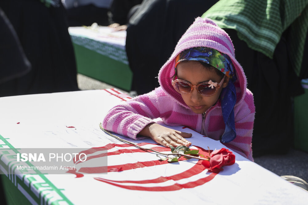 ورود پیکر پاک ۸۵ شهید دفاع مقدس از مرز آبی اروند