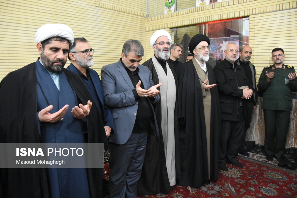 مراسم وداع با پیکر آیت الله سید محمد شاهچراغی