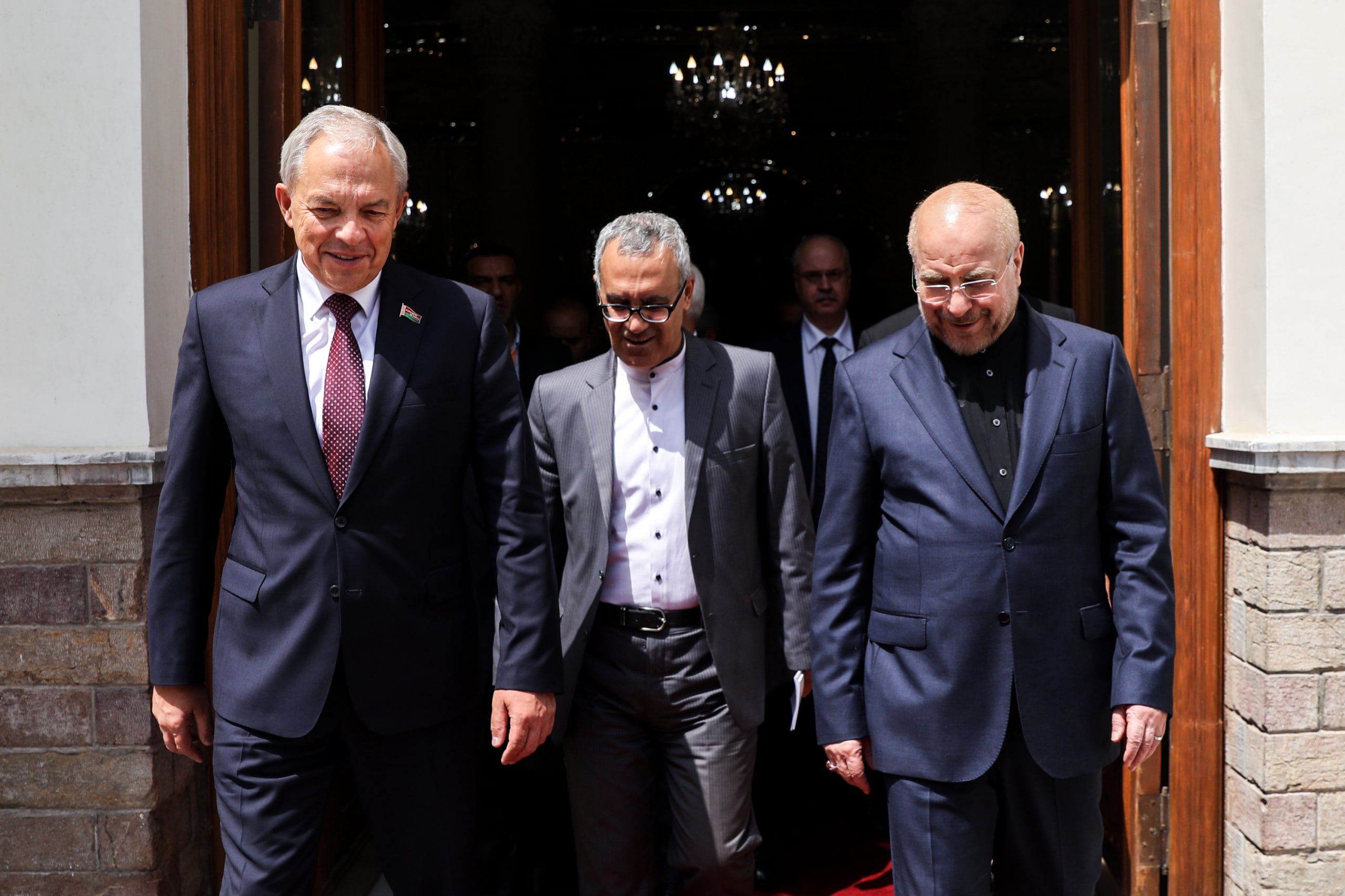 دیدار و گفت‌وگوی قالیباف و ایگور سرگینکو، رئیس مجلس ملی بلاروس