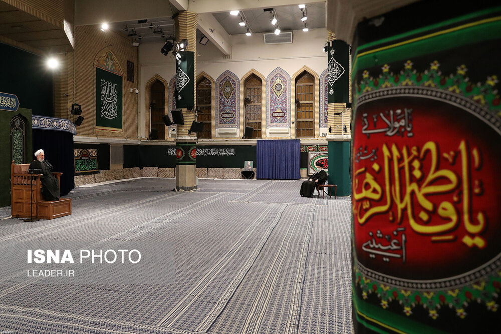 نخستین شب مراسم عزاداری ایام شهادت حضرت فاطمه‌زهرا (س)