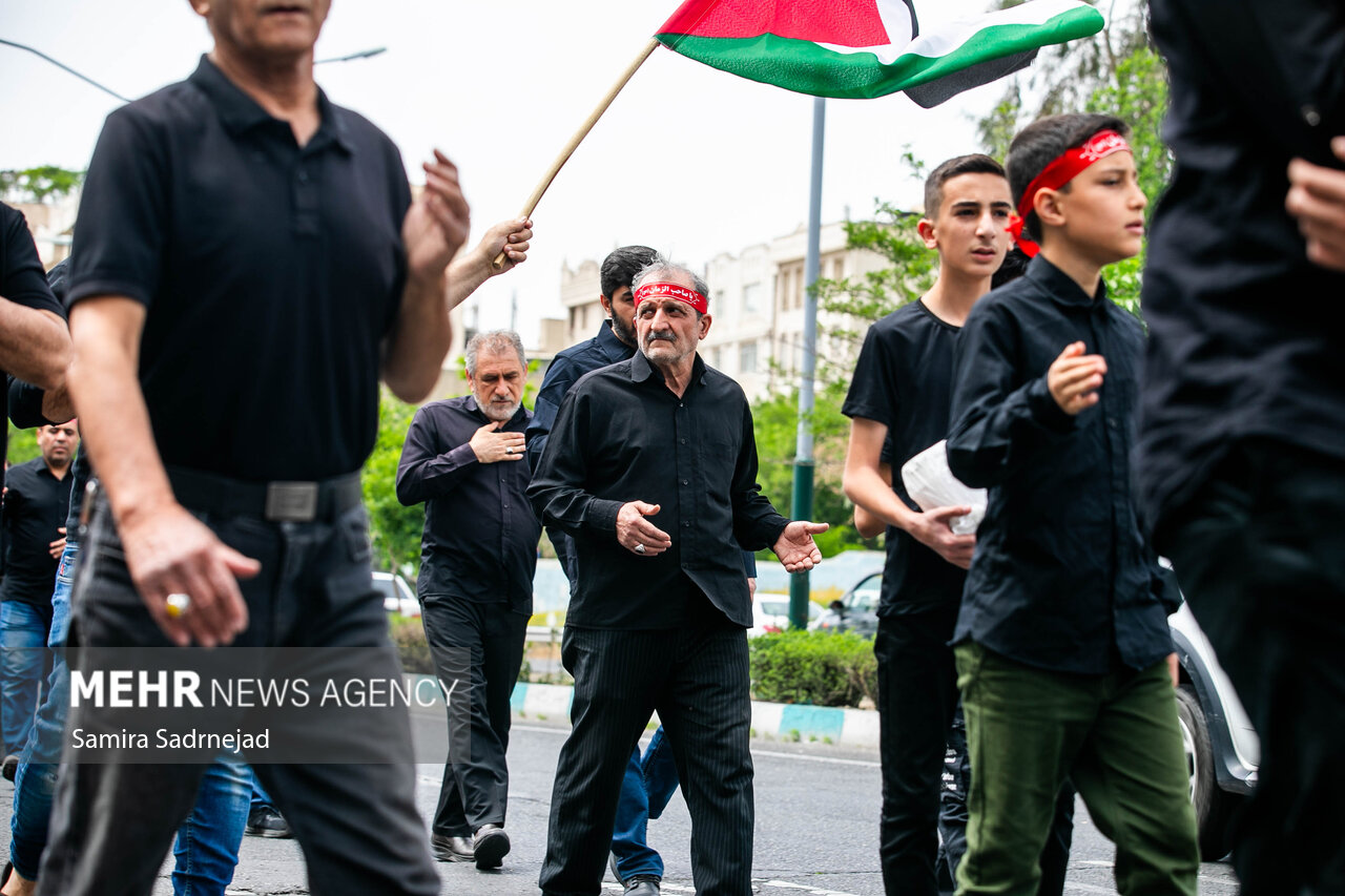 دسته عزاداری روز شهادت امام جعفر صادق (ع)