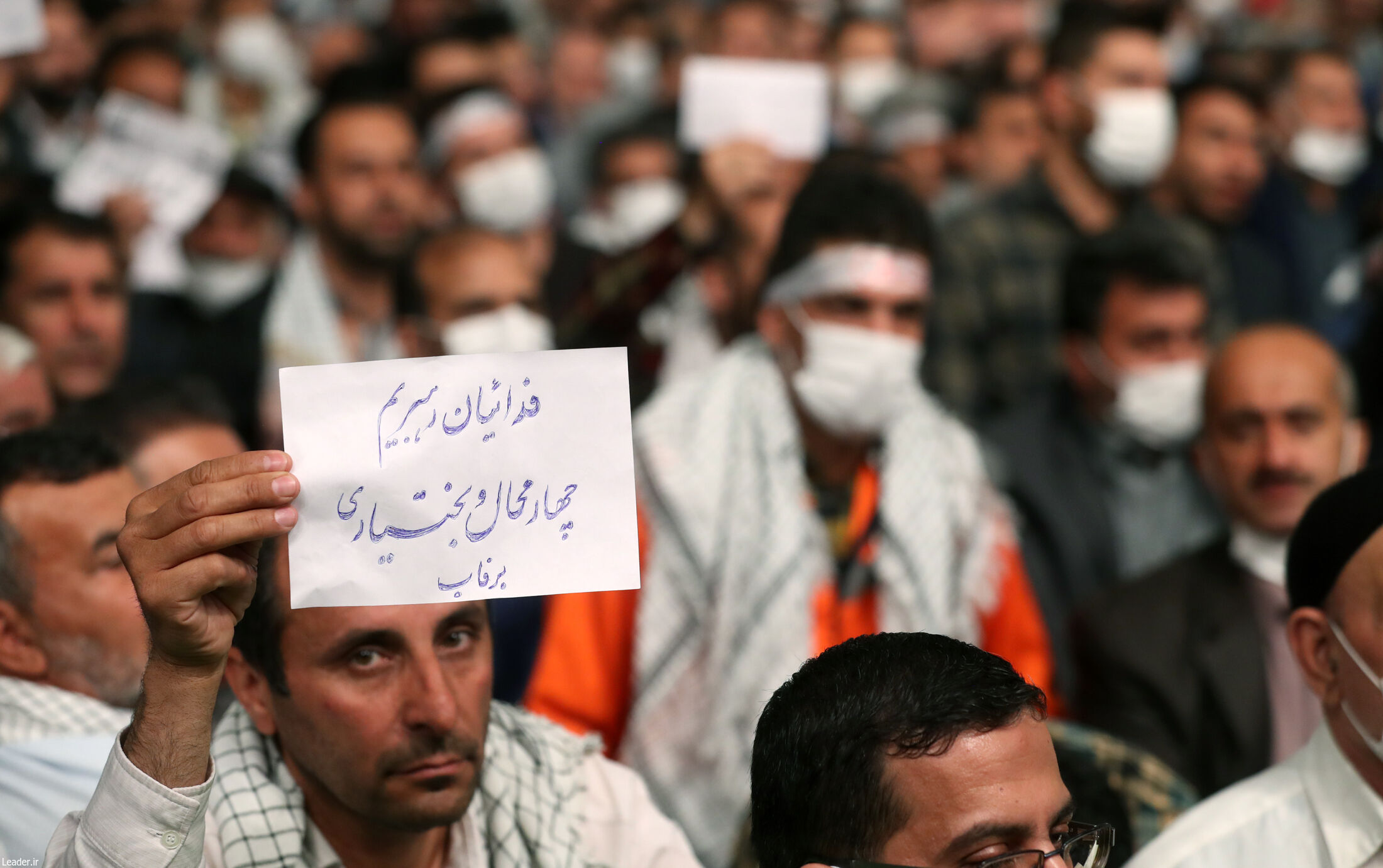 تصاویری از دیدار کارگران با رهبر انقلاب