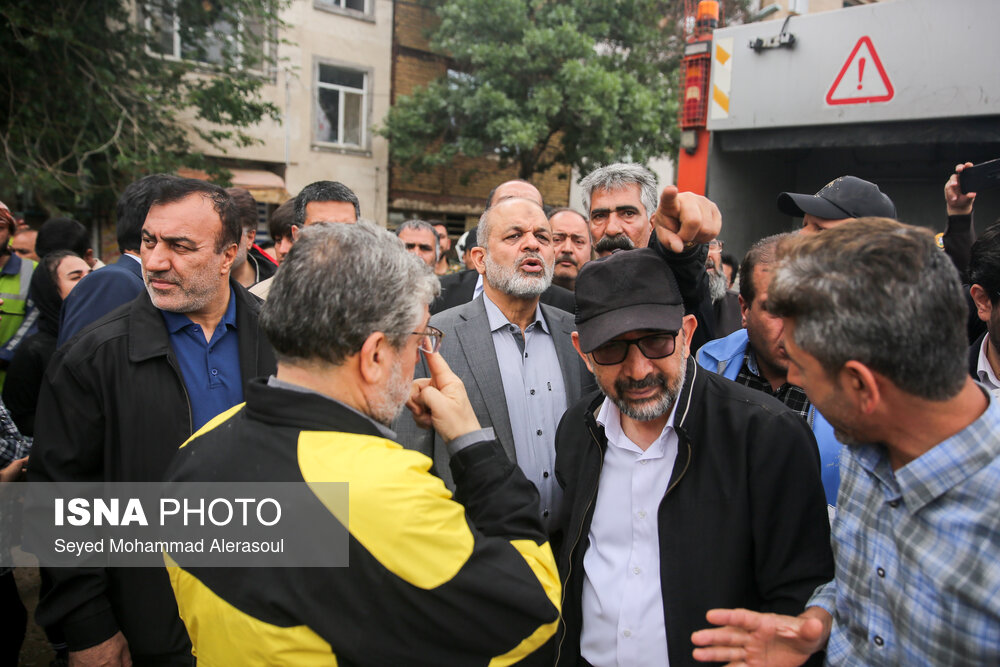 بازدید وزیر کشور از مناطق سیل‌زده مشهد