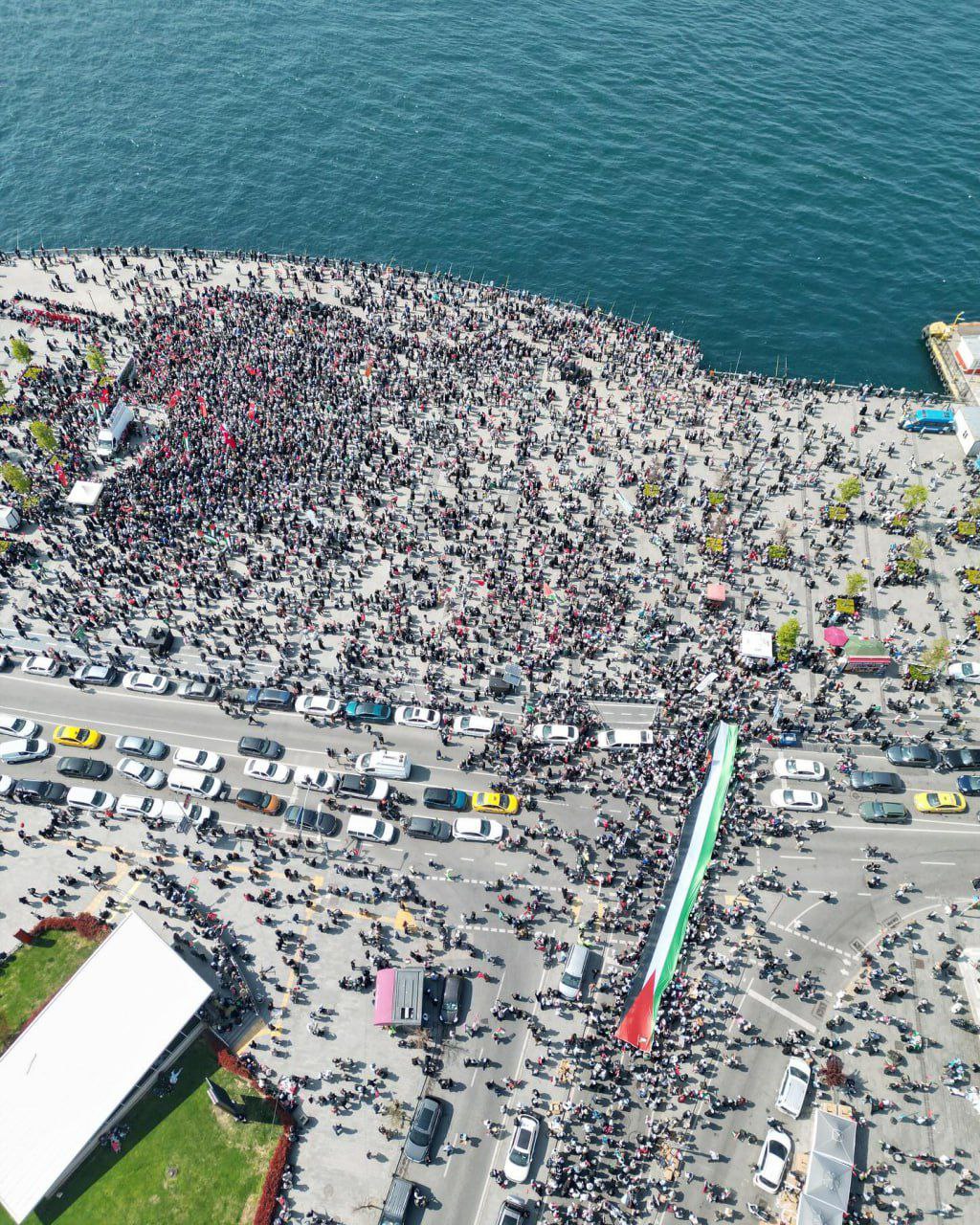 تظاهرات گسترده در استانبول برای محکومیت جنایات اسرائیل