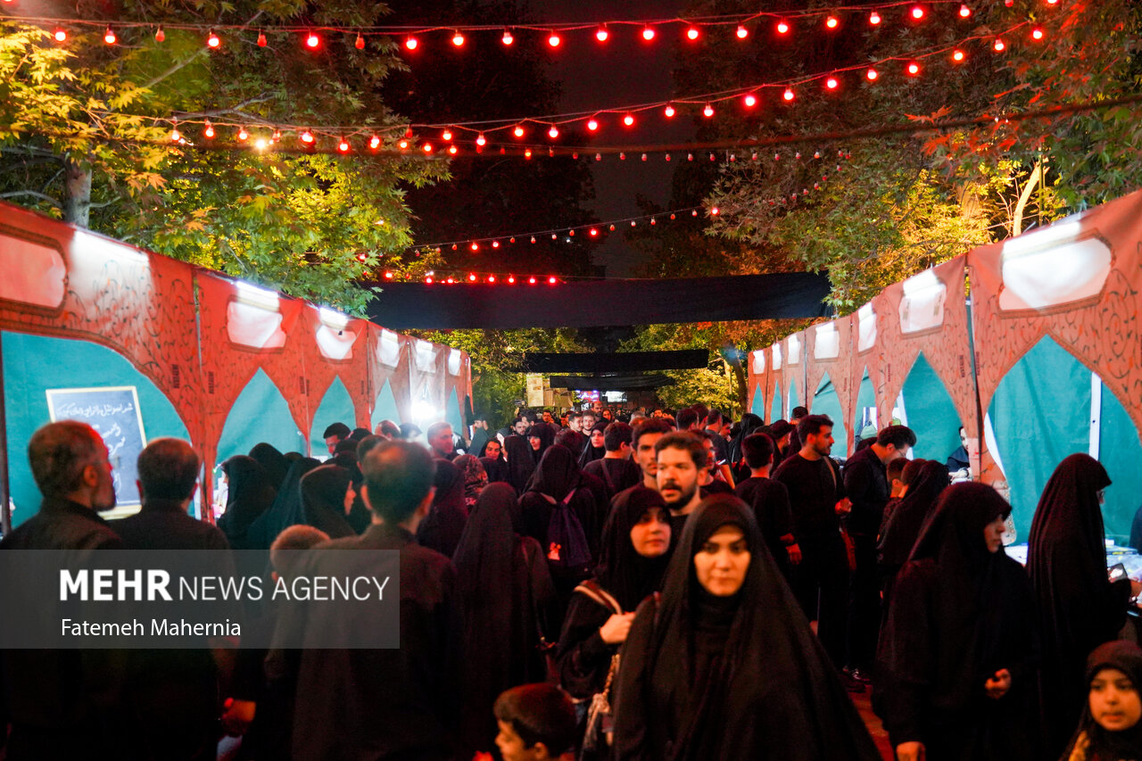 مراسم عزاداری دهه دوم محرم در دانشگاه تهران