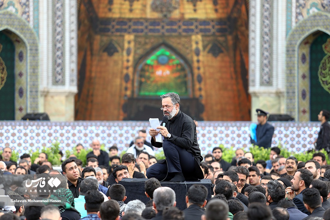 مراسم چهارپایه خوانی درحرم امام رضا(ع)