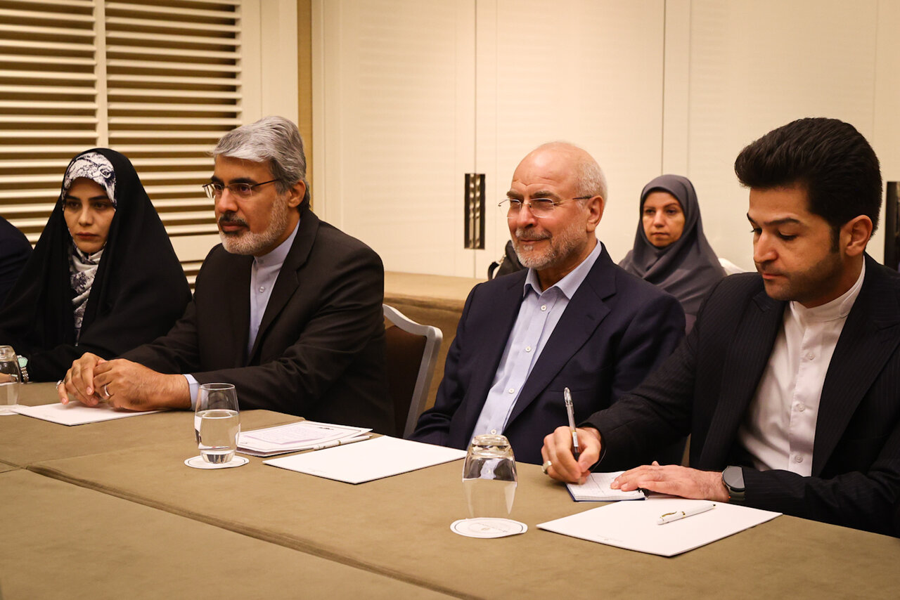 دیدار قالیباف با رئیس کمیته بین‌المللی صلیب سرخ