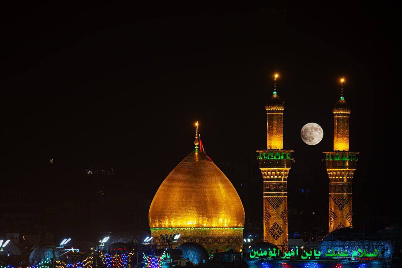 ماه‌گرفتگی از آستان مطهر امام حسین