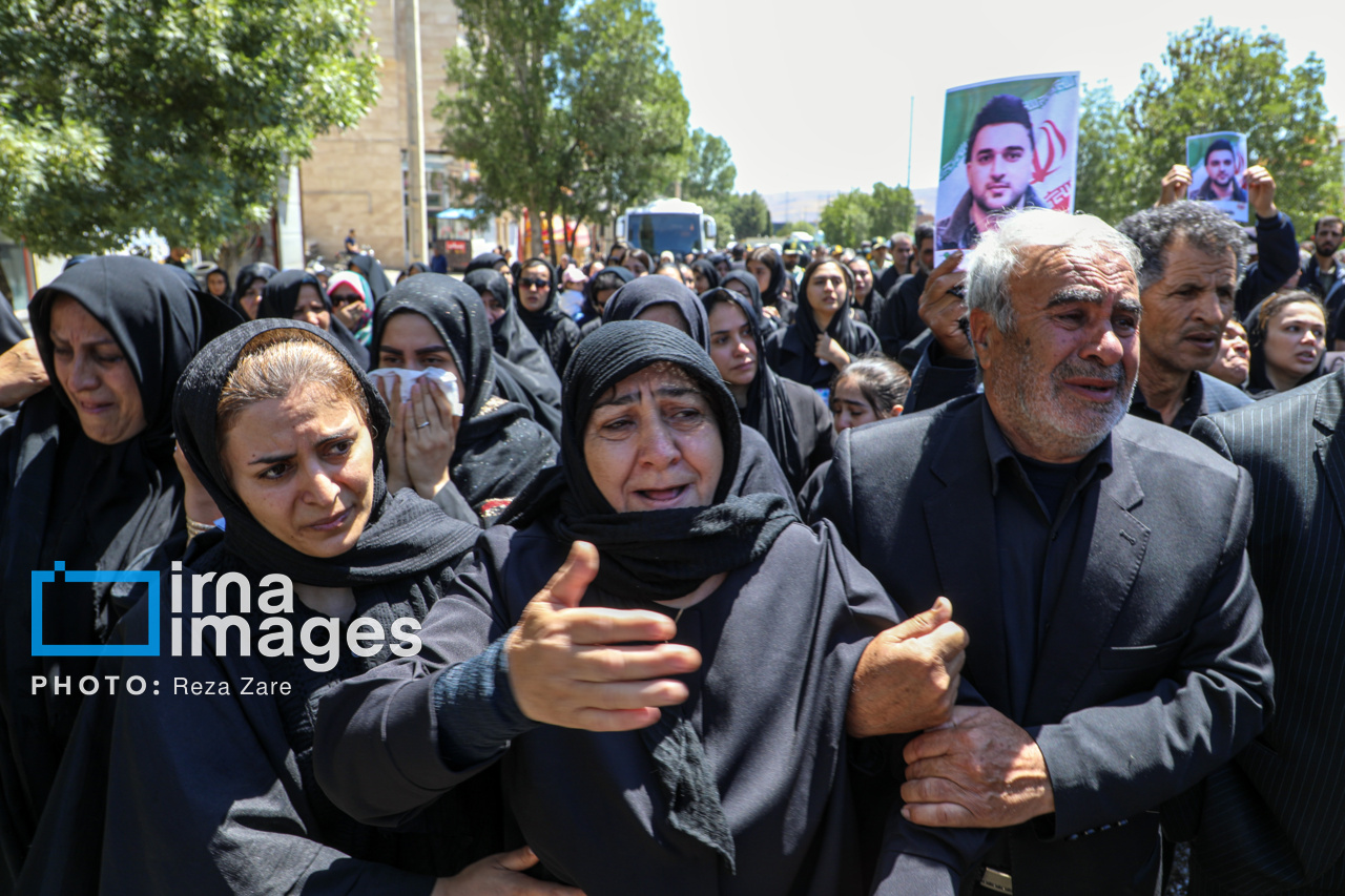 تشییع پیکر شهید «محمدرضا نوروزی مهماندوست