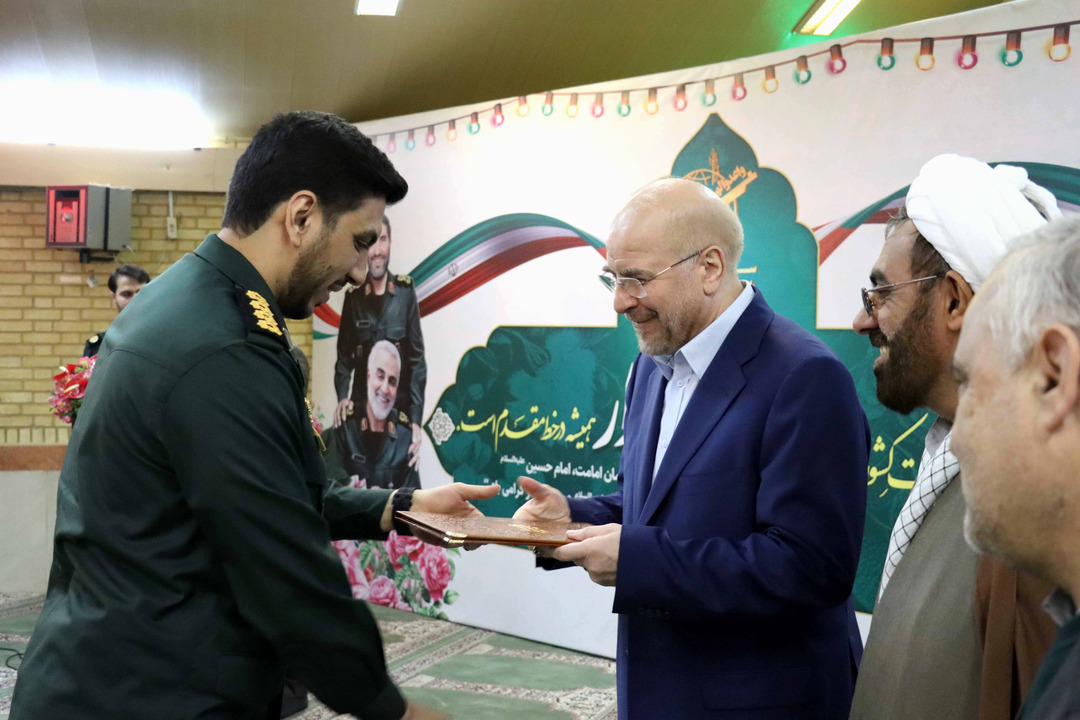 قالیباف در جمع یگان حفاظت مجلس