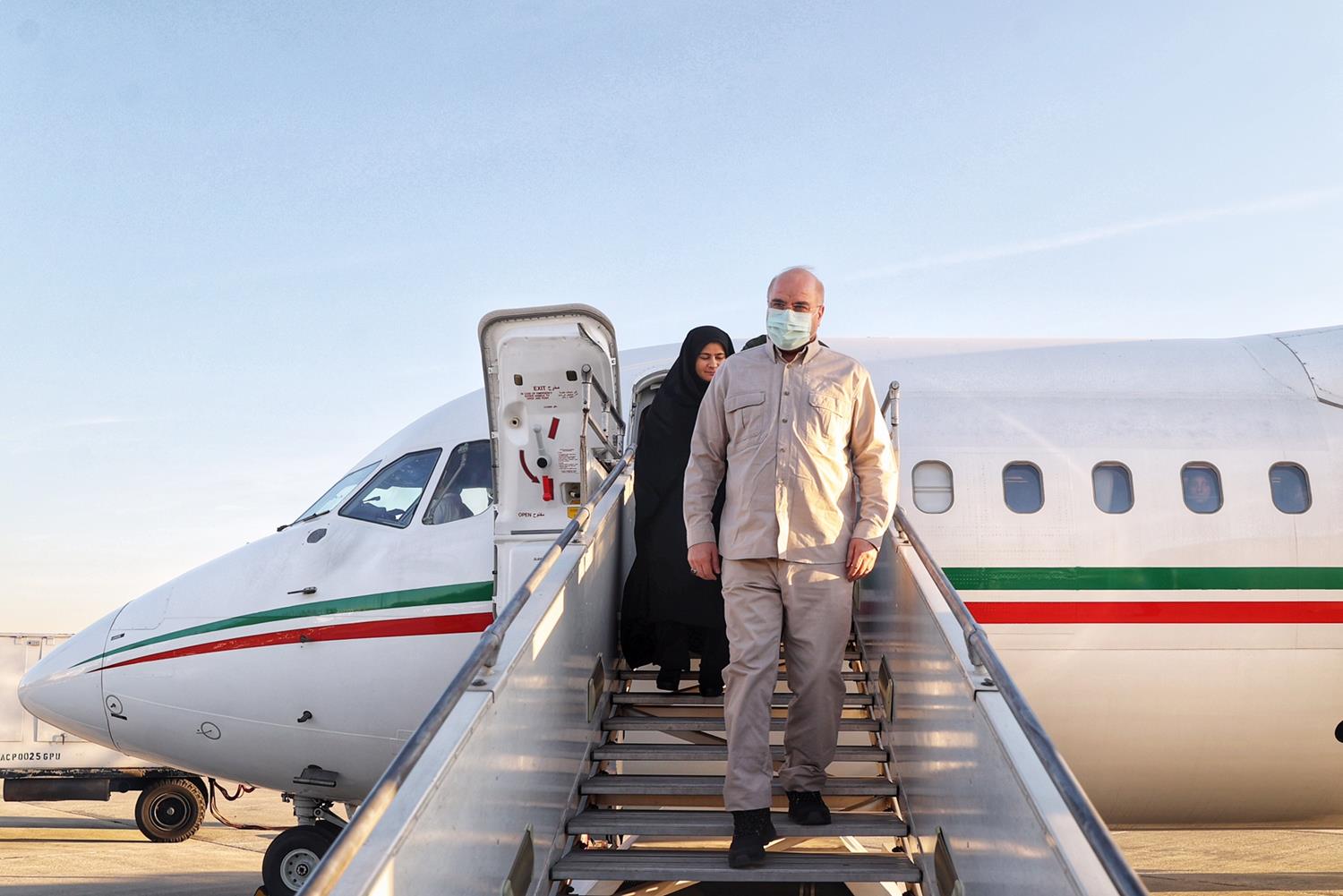 استقبال رسمی از قالیباف در فرودگاه شهید مدنی تبریز