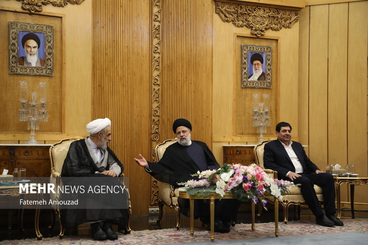 استقبال از رئیس جمهور در بازگشت از سفر به تاجیکستان و ازبکستان