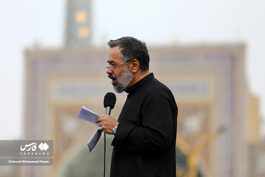 مراسم چهارپایه خوانی درحرم امام رضا(ع)