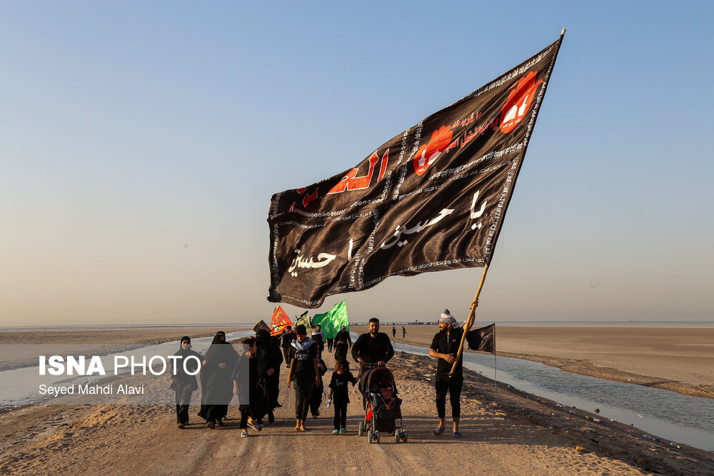 آغاز پیاده روی زائران اربعین از مسیر «رأس‌البیشه» عراق