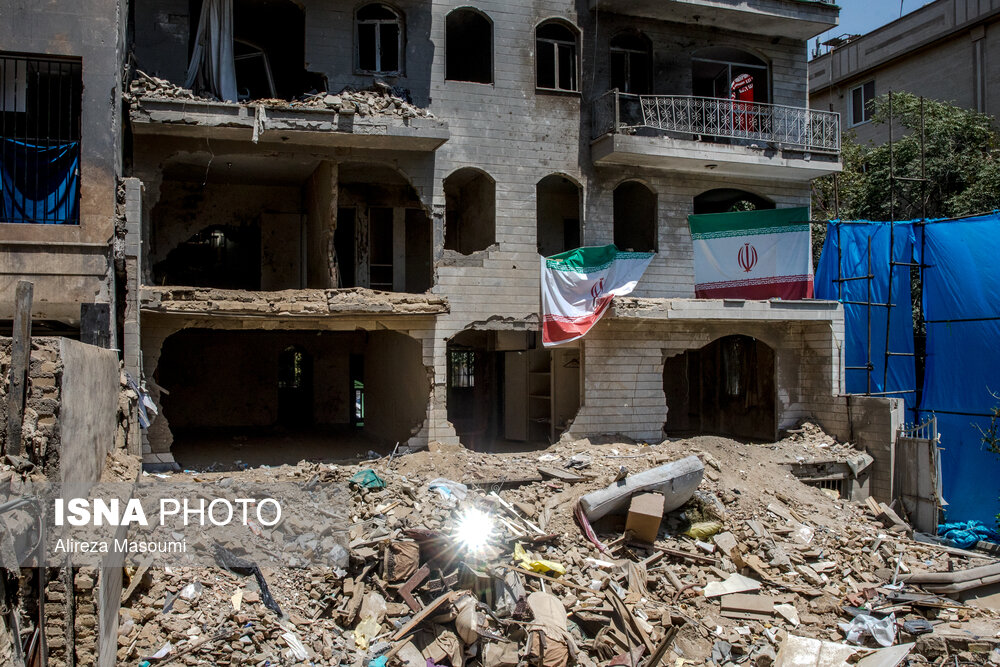 منازل مسکونی خسارت دیده در جنگ تحمیلی ۱۲ روزه