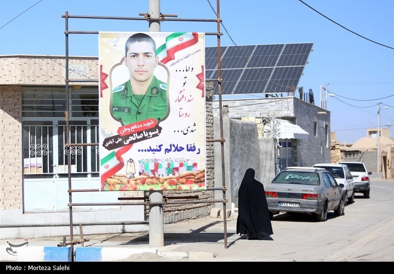 مراسم تشییع پیکر سرباز مدافع وطن شهید پویا صالحی