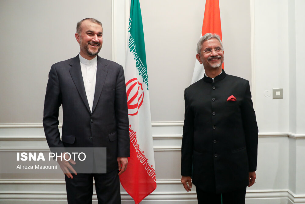 دیدار وزرای خارجه ایران و هند