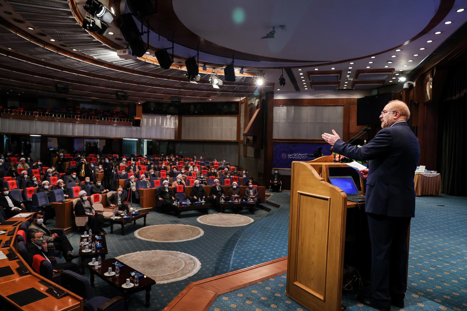 قالیباف در مراسم افتتاحیه کنگره بین‌المللی علوم انسانی اسلامی