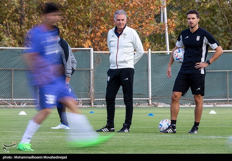 تمرین تیم‌ ملی فوتبال