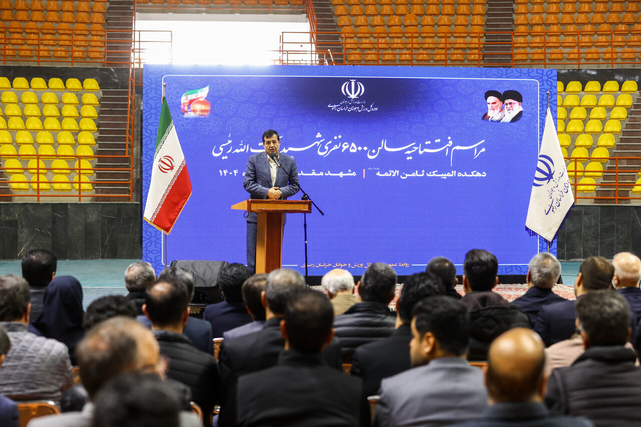  افتتاح خانه کشتی شهدای طرقبه با حضور قالیباف