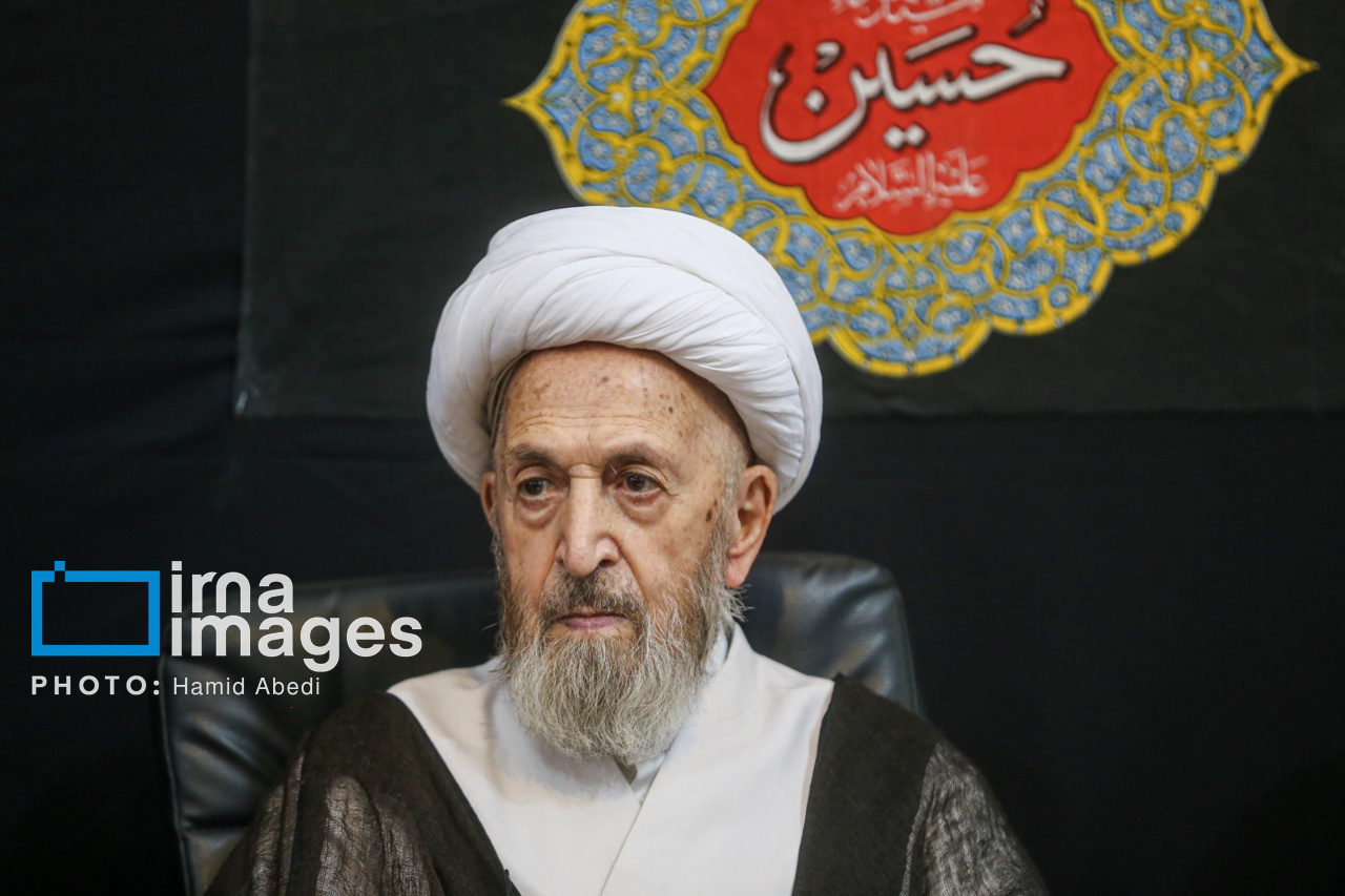 عزاداری مراجع تقلید قم در عاشورای حسینی