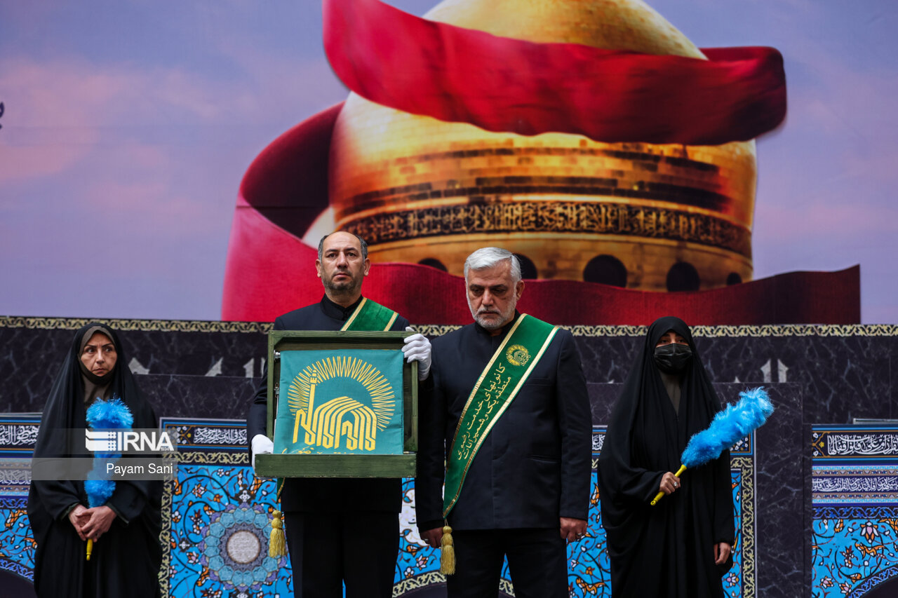 مراسم بزرگداشت شهدای مدافع حرم با حضور رئیسی