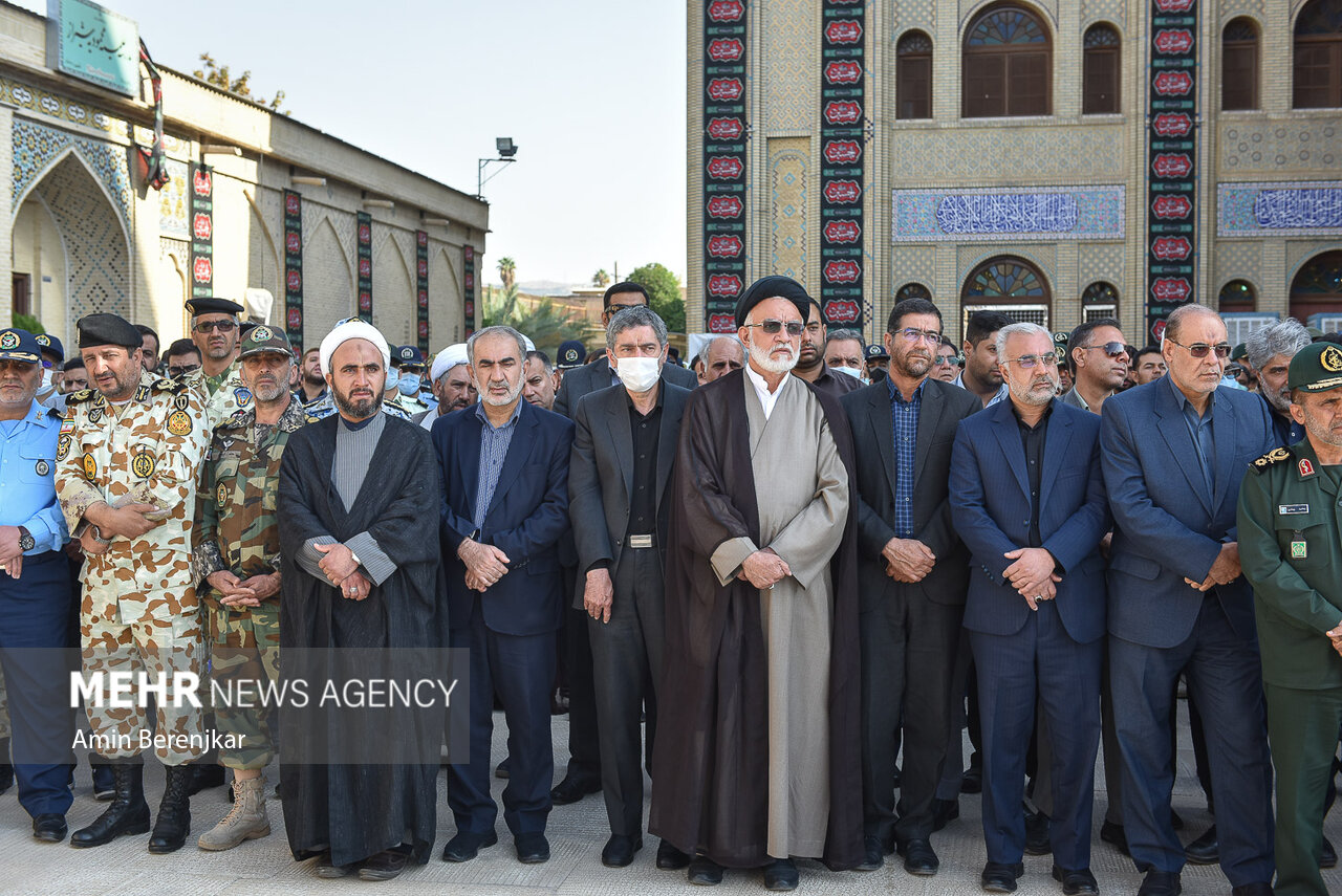 تشییع پیکر شهید «رضا زارع‌ مویدی»
