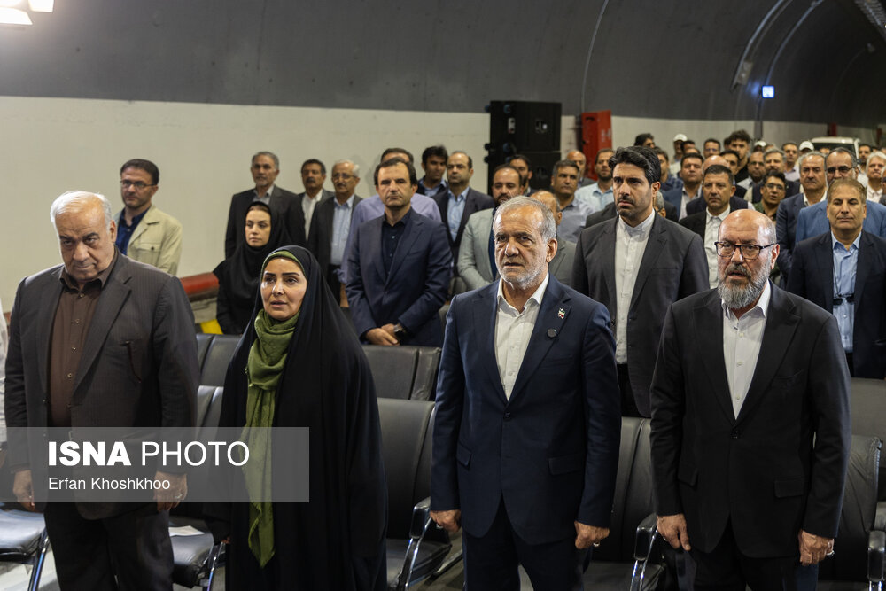 افتتاح باند شرقی منطقه دو آزادراه تهران - شمال