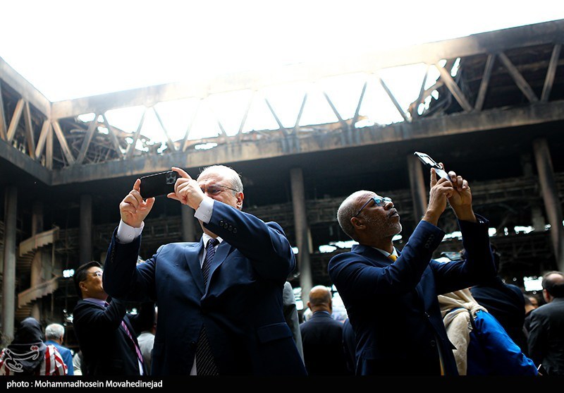 بازدید سفرا از ساختمان شیشه ای صداوسیما