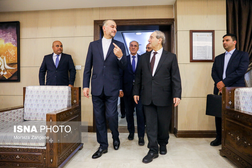 سفر وزیر امور خارجه به سوریه