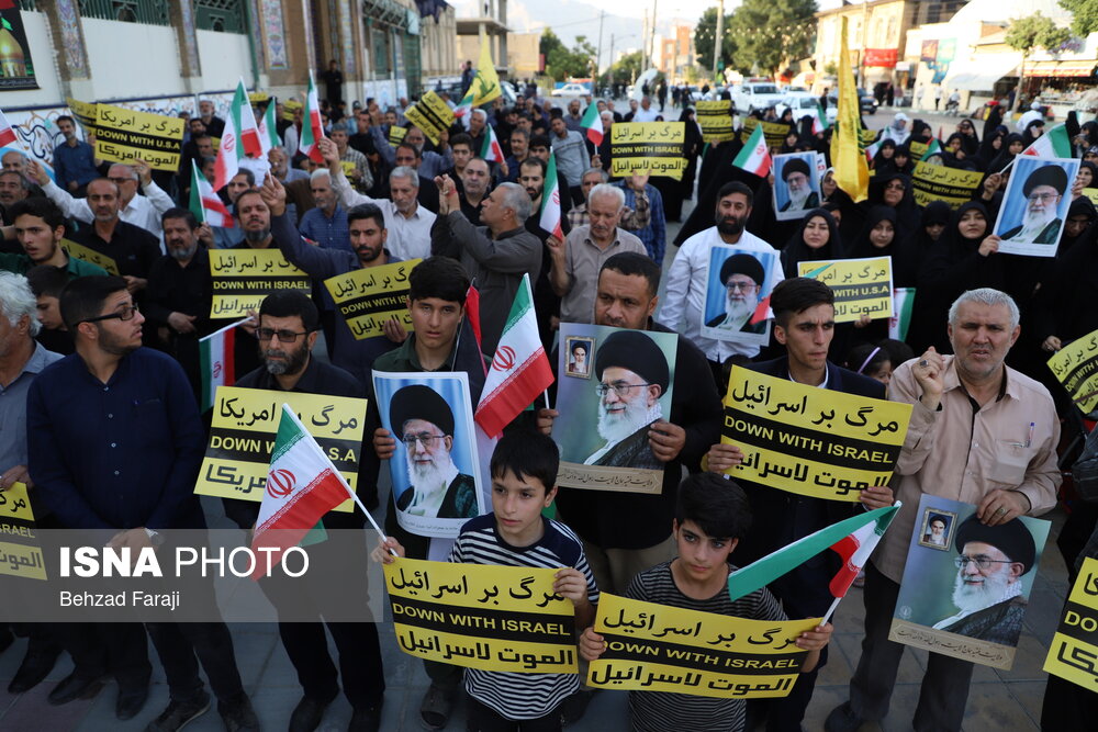 تجمع مردم ایران در اعتراض به شهادت اسماعیل هنیه