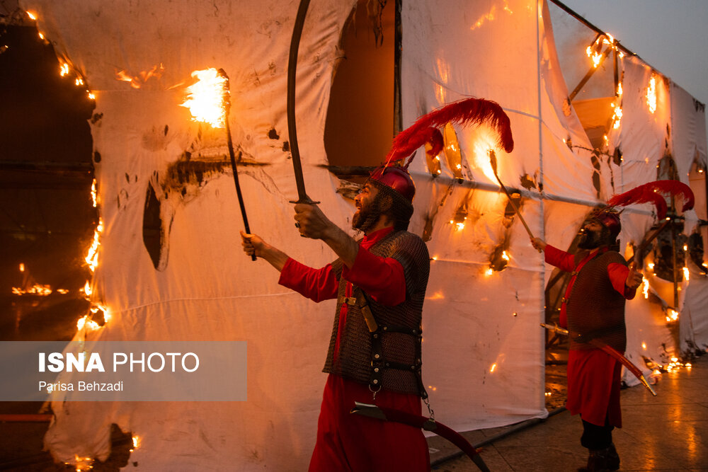 خیمه‌سوزان عصر عاشورا - میدان امام حسین (ع)