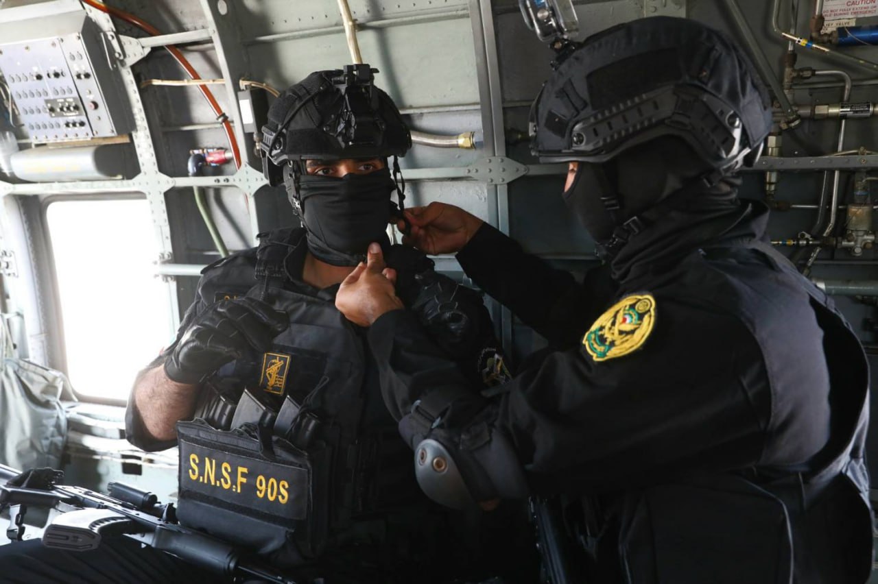 رزمایش نیروهای دریایی ایران و روسیه