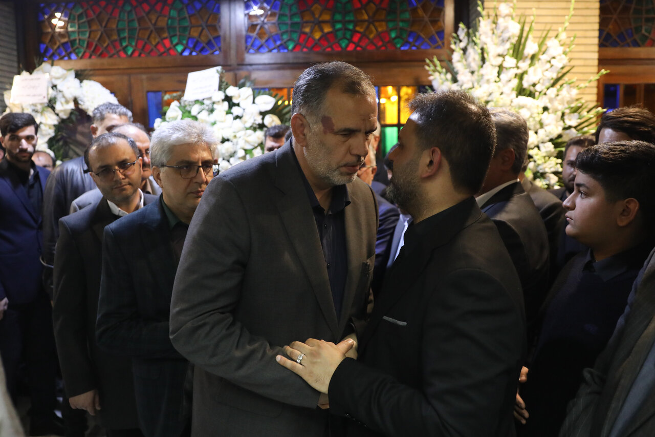 مراسم ختم پدر نماینده مسجد سلیمان با حضور قالیباف