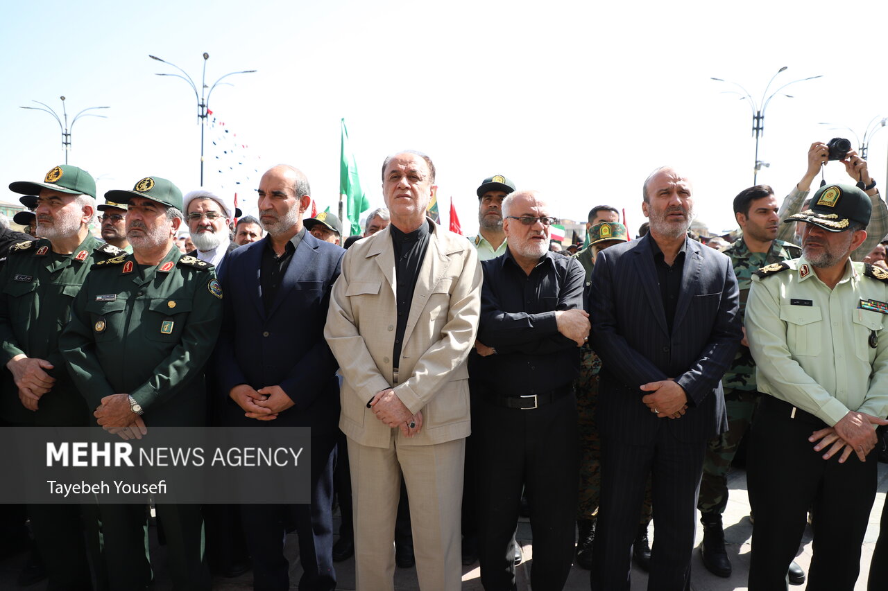 تشییع و خاکسپاری پیکر سردار شهید «علی شادمانی» 