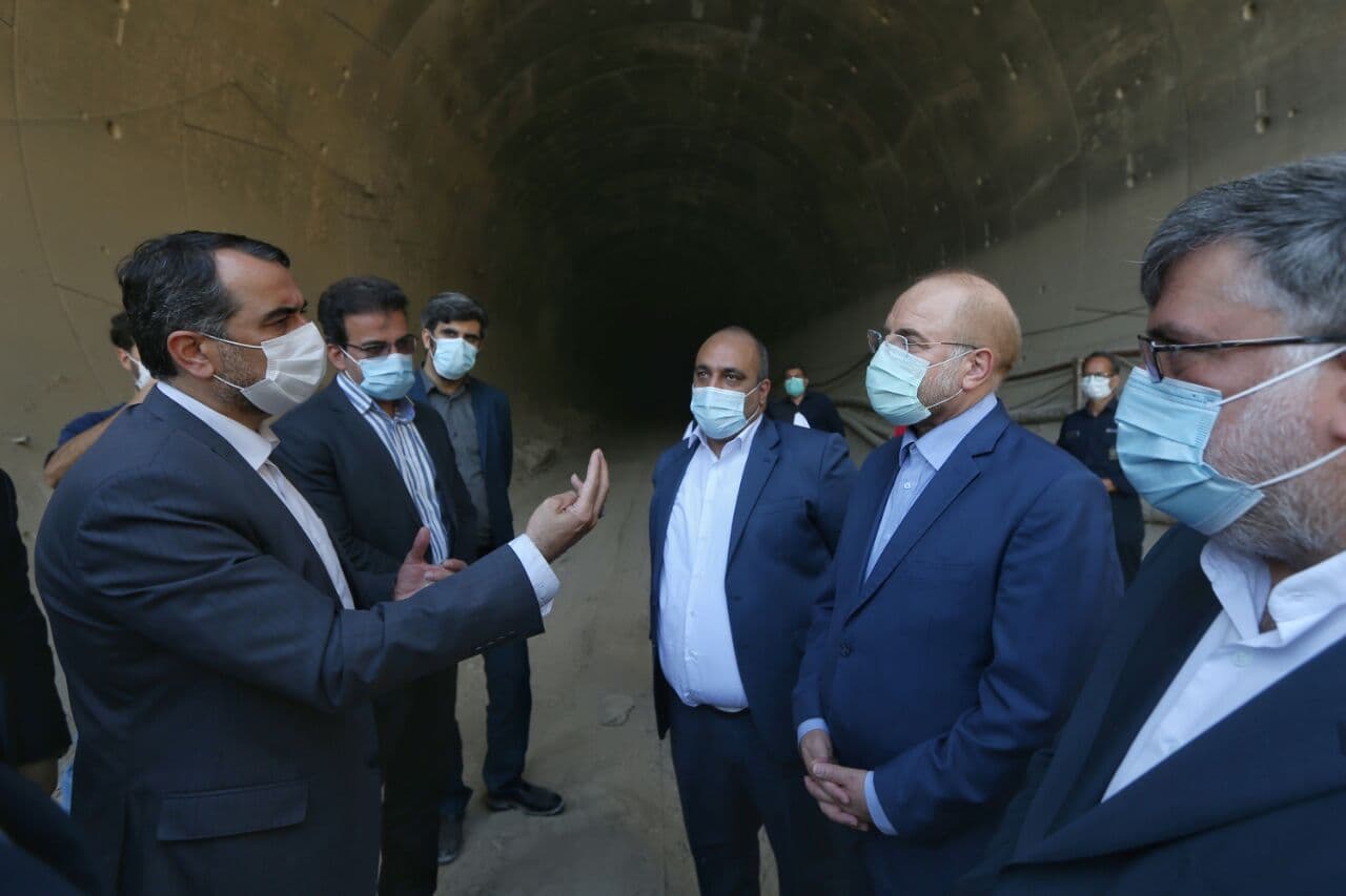 قالیباف در مراسم آغاز عملیات اجرایی ۳ پروژه بزرگ عمرانی